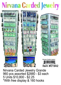 Nirvana Carded Jewelry Grande